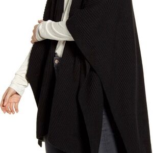 All Saints Black Women's Poncho
